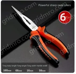 Powerful 6 inch needle-nose pliers