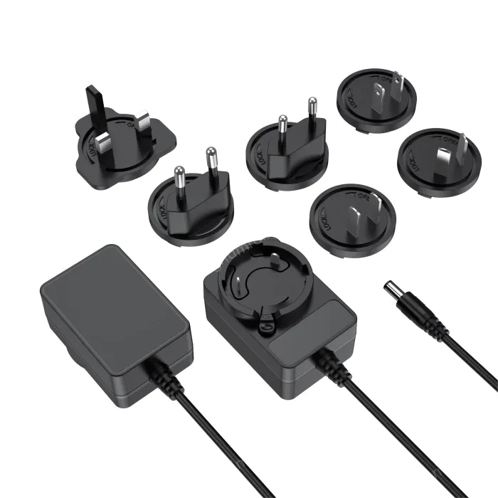Multi-specification interchangeable pin power adapter 24V2A