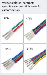 LED light connecting cable 18AWG*8 and (34/0.14TS)