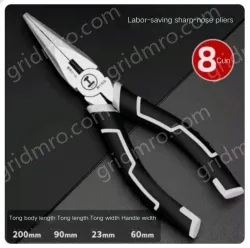 8 inch labor-saving needle-nose pliers 70% labor-saving