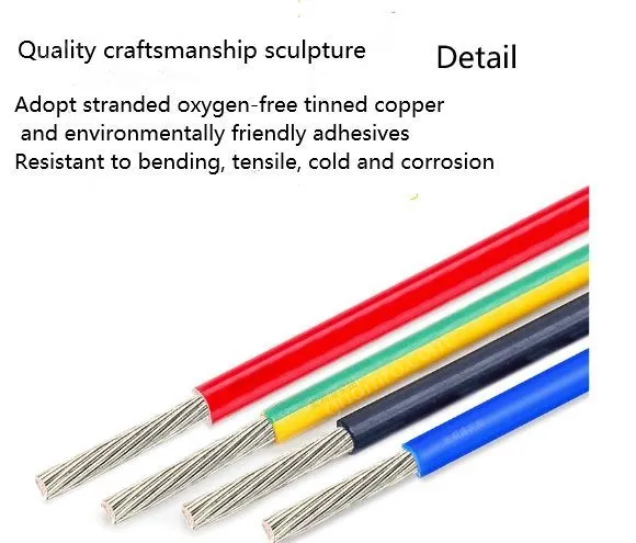 Teflon Wire Cable 14AWG Red 19 cores