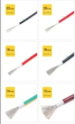 Transformer Cable 24AWG Yellow to Green