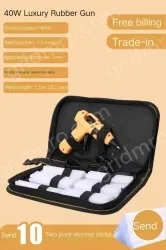 40W luxury glue gun + 10 glue sticks + storage bag