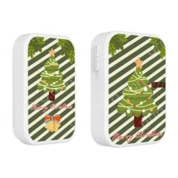 Waterproof self generating Christmas doorbell, home waterproof, battery free wireless doorbell, long-distance wall penetrating elderly caller