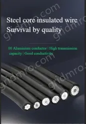 Steel core insulated wire 10KV3.4 thickness*JKLGYJ-150/20
