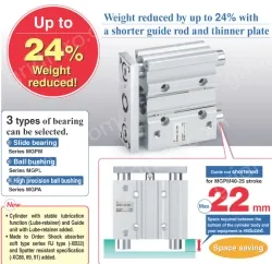 Compact Guide Cylinder MGP Series MGPM100-125Z