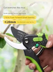 Black 8.5 inch - thick and hard pruning shears