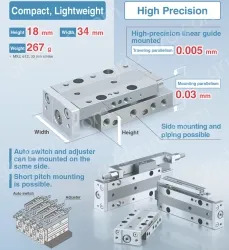 Air Slide Table MXJ Series MXJ12-10ZN