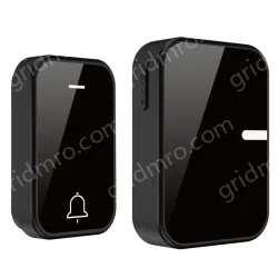Waterproof one to one free self generating wireless doorbell, home 433 long-distance high volume alarm for the elderly