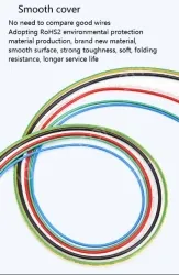 Teflon Wire Cable 18AWG Black 19 cores